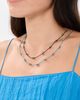 Madewell Madewell Beaded Silk Necklace Deep Indigo One - 3