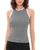 Madewell Madewell Bliss Tank Jet Black Stripe - 1