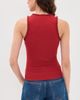 Madewell Madewell Bliss Tank Top Red Currant Stripe - 4