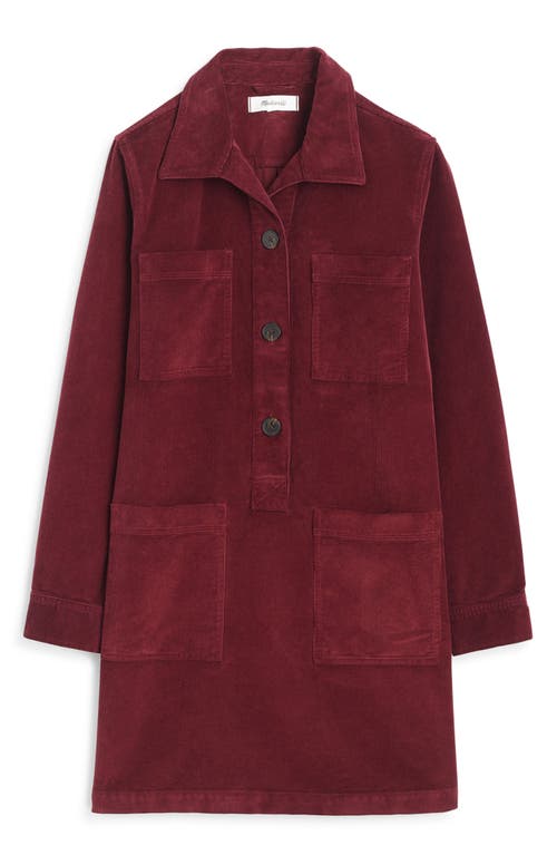 Madewell Madewell Boxy Mini Shirtdress