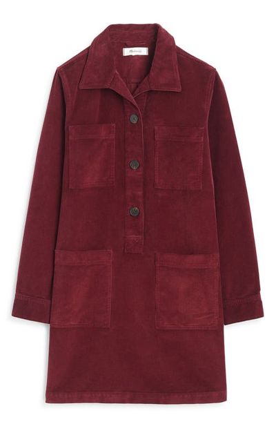 Madewell Madewell Boxy Mini Shirtdress