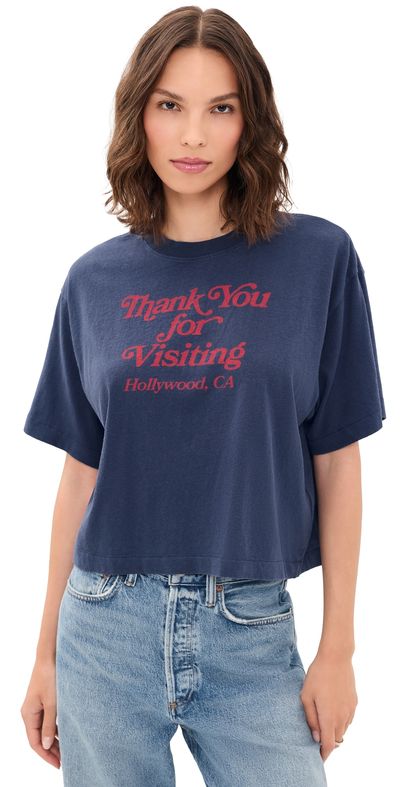Madewell Madewell Boxy Tee Thank You For Visiting Graphic