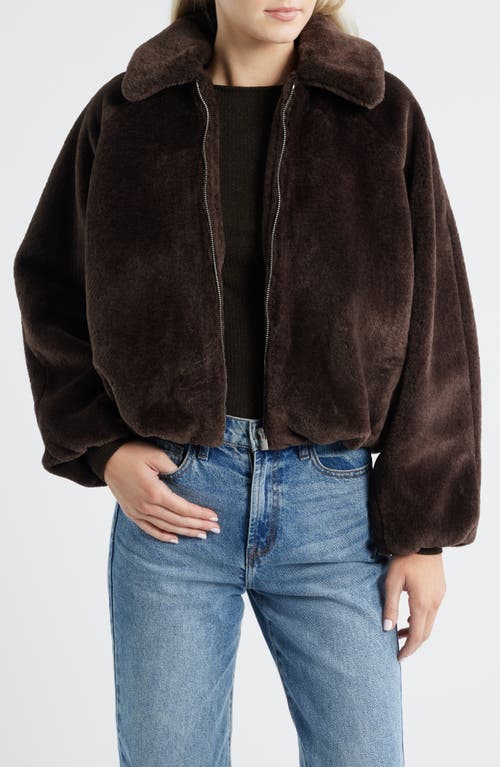 Madewell - Bubble Faux Fur Bomber Jacket