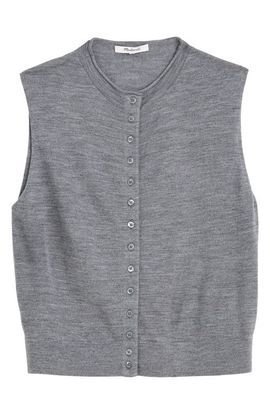 Madewell Madewell Button Front Sleeveless Cardigan