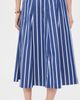 Madewell Madewell Charli Skirt Petrol Navy Stripe - 3