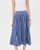 Madewell Madewell Charli Skirt Petrol Navy Stripe - 5