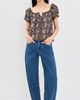 Madewell Madewell Chateau Top Block Paisley Molasses - 5