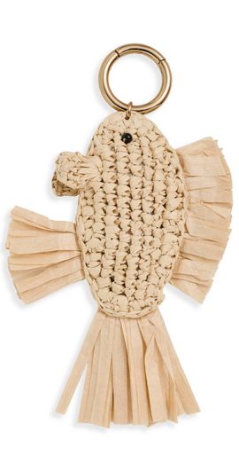 Madewell Madewell Crochet Fish Bag Charm True Black Multi One