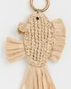 Madewell Madewell Crochet Fish Bag Charm True Black Multi One - 2