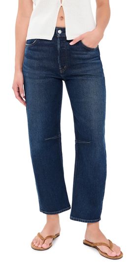 Madewell Madewell Darted Barrel Jeans Midnight Stone Wash