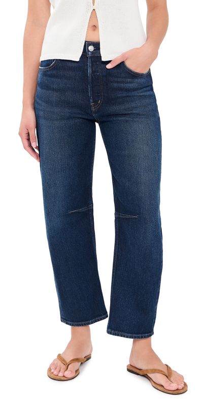 Madewell Madewell Darted Barrel Jeans Midnight Stone Wash