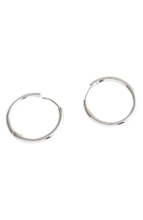 Madewell Madewell Demi-Fine Medium Hoop Earrings