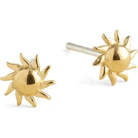 Madewell Madewell Demi-Fine Sun Stud Earrings