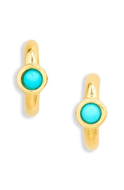 Madewell Madewell Demi Fine Turquoise Illusion Stud Earrings