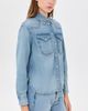 Madewell Madewell Denim Oversized Western Shirt Uptown Wash - 4