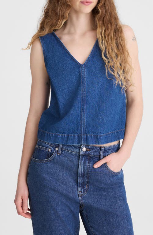 Madewell Madewell Denim V-Neck Shell