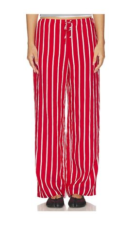 Madewell Madewell E- Waist Striped Pull- On Pant