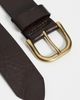 Madewell Madewell Easy Casual Leather Belt Coffee Bean - 5