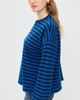 Madewell Madewell Easy Crewneck Long Sleeve Tee in Stripe Riviera Coast - 4