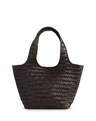 Madewell Madewell Ellis Small Woven Leather Shopper Tote