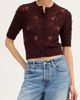 Madewell Madewell Embroidered Bauble Cotton Pointelle Stitch Cardigan - 1