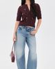 Madewell Madewell Embroidered Bauble Pointelle Stitch Cardigan Smoked Claret Cherry - 6