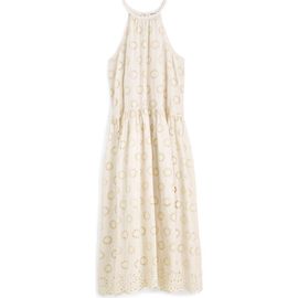 Madewell Madewell Embroidered Drop Waist Maxi Dress
