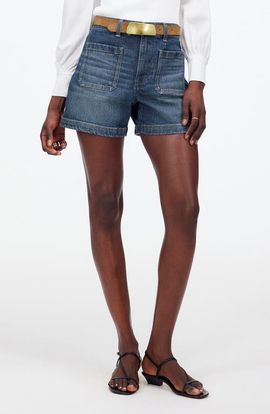 Madewell Madewell Emmett Patch Pocket Denim Shorts