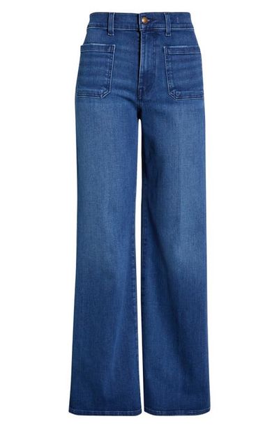 Madewell Madewell Emmy Patch Pocket High Waist Wide Leg Jeans