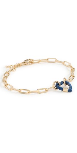 Madewell Madewell Enamel Heart Bracelet Warm Gold One