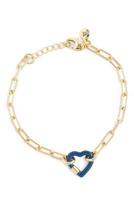 Madewell Madewell Enamel Heart Carabiner Bracelet
