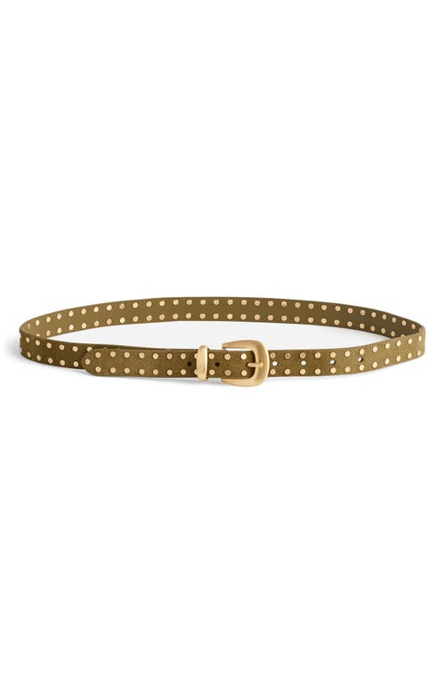 Madewell Madewell Flat Studded Western Suede Belt