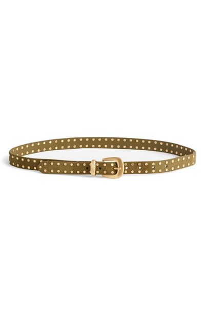 Madewell Madewell Flat Studded Western Suede Belt