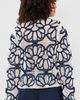 Madewell Madewell Floral Embroidered Rhoda Pullover Navy Floral Embroidery - 3