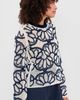 Madewell Madewell Floral Embroidered Rhoda Pullover Navy Floral Embroidery - 4