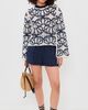 Madewell Madewell Floral Embroidered Rhoda Pullover Navy Floral Embroidery - 5