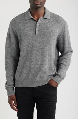 Madewell Madewell Frances Wool & Cotton Polo Sweater