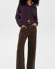 Madewell Madewell Funnel Neck Cardigan Indigo And Claret Stripe - 5