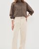 Madewell Madewell Funnel Neck Windbreaker Jacket Brown Black Check - 5