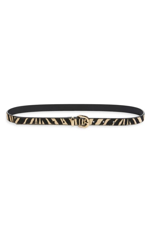 Madewell Madewell Genuine Calf Hair Western Belt