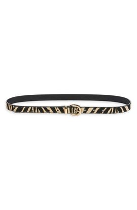 Madewell Madewell Genuine Calf Hair Western Belt