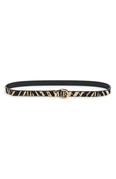 Madewell Madewell Genuine Calf Hair Western Belt