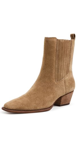 Madewell Madewell Georgiana Suede Boots Light Chestnut