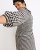 Madewell Madewell Gingham Puff Sleeve Button Front Crop Top - 5