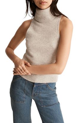 Madewell Madewell Hallowell Sleeveless Turtleneck Sweater