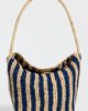 Madewell Madewell Handwoven Shoulder Bag - Raffia Stripe Retro Blue Stripe Multi One - 2