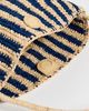 Madewell Madewell Handwoven Shoulder Bag - Raffia Stripe Retro Blue Stripe Multi One - 6