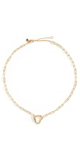 Madewell Madewell Heart Carabiner Box Chain Warm Gold One