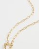 Madewell Madewell Heart Carabiner Box Chain Warm Gold One - 2