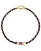Madewell Madewell Heart Carabiner Hiker Cord Necklace SMOKED CLARET One - 1